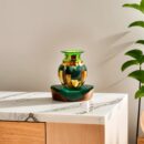 Wood Epoxy Unique Shape Vase C 101 Senegal Parrot